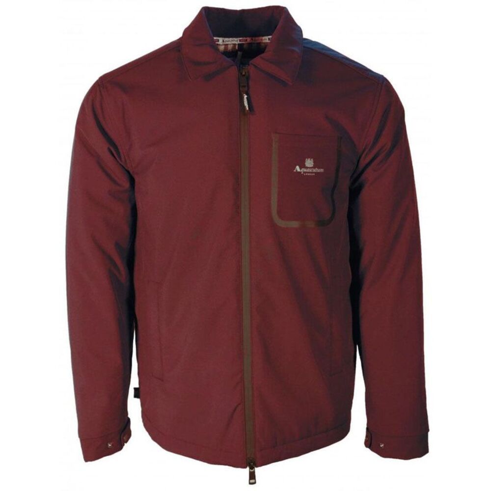 Aquascutum Mens Active Coach Jacket / Burgundy